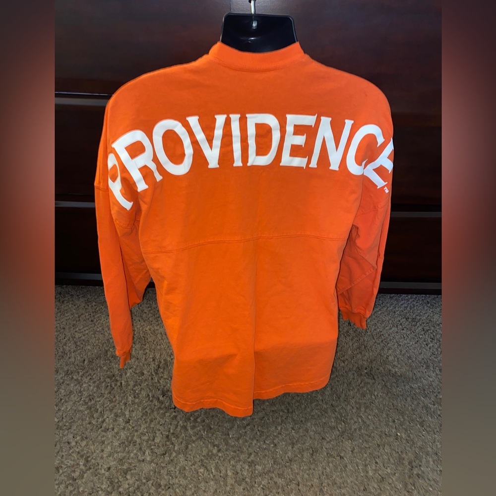 Providence Long Sleeve Shirt Spirit Men's Size XS Orange Jersey Tee‎ - Picture 3 of 7